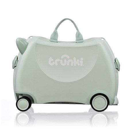 Dziecięca walizka podróżna Trunki Glide 360° z funkcją jeździka - Zielona