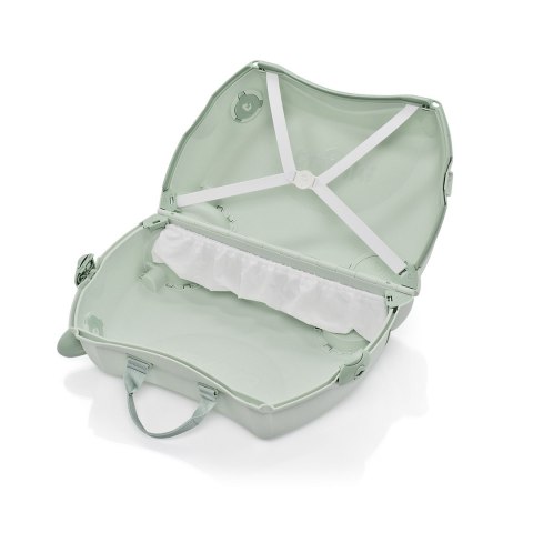 Dziecięca walizka podróżna Trunki Glide 360° z funkcją jeździka - Zielona