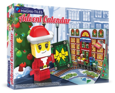 MAGNA-TILES Klocki Magnetyczne Kalendarz Adwentowy 34 el