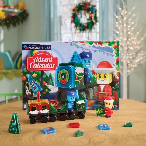 MAGNA-TILES Klocki Magnetyczne Kalendarz Adwentowy 34 el