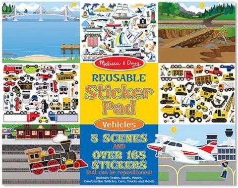 Naklejki Wielokrotnego Użytku Pojazdy Auta Melissa