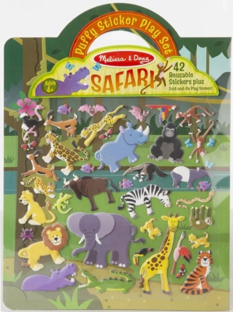 NAKLEJKI WIELORAZOWE WYPUKŁE SAFARII MELISSA