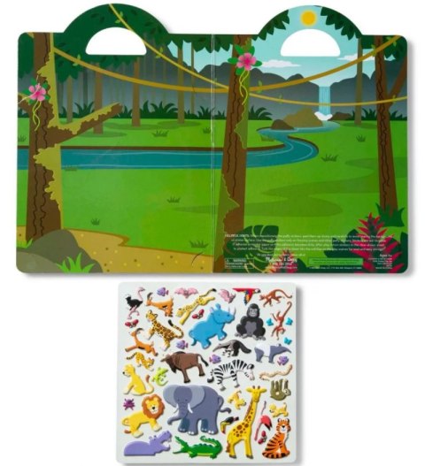 NAKLEJKI WIELORAZOWE WYPUKŁE SAFARII MELISSA