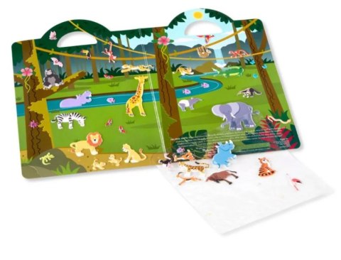 NAKLEJKI WIELORAZOWE WYPUKŁE SAFARII MELISSA