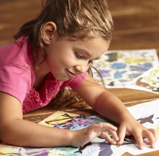 Naklejki Wielokrotnego Użytku Ubieranka Melissa