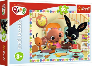 PUZZLE BING KRÓLIK 30 EL WSPÓLNE WYPIEKI 3+ TREFL