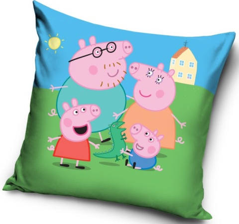 ŚWINKA PEPPA POSZEWKA NA PODUSZKĘ DLA DZIECI 40x40