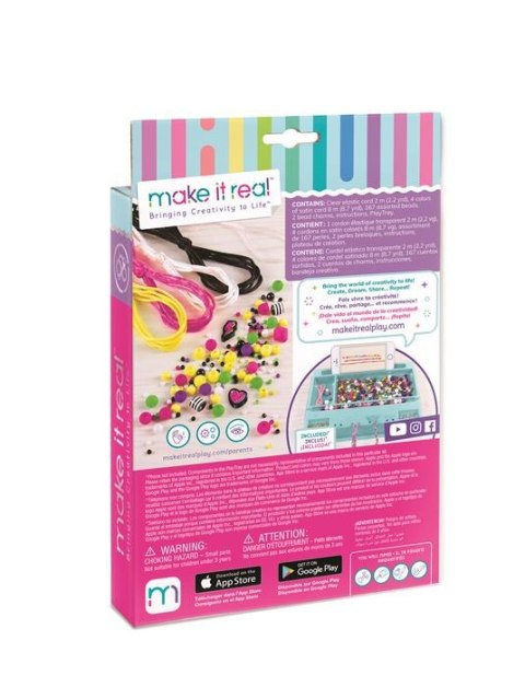 Make it Real Zestaw do tworzenia bransoletek Retro Neon Black & White